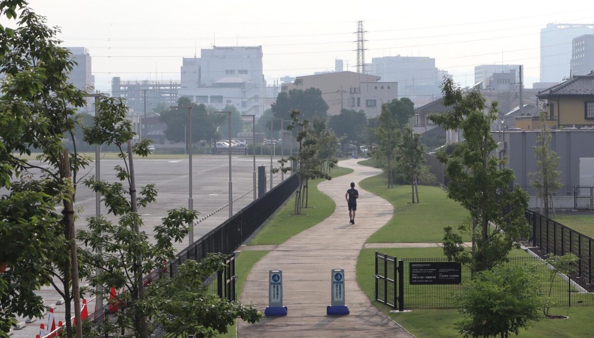 Gメッセ群馬 外周1500ｍの緑道